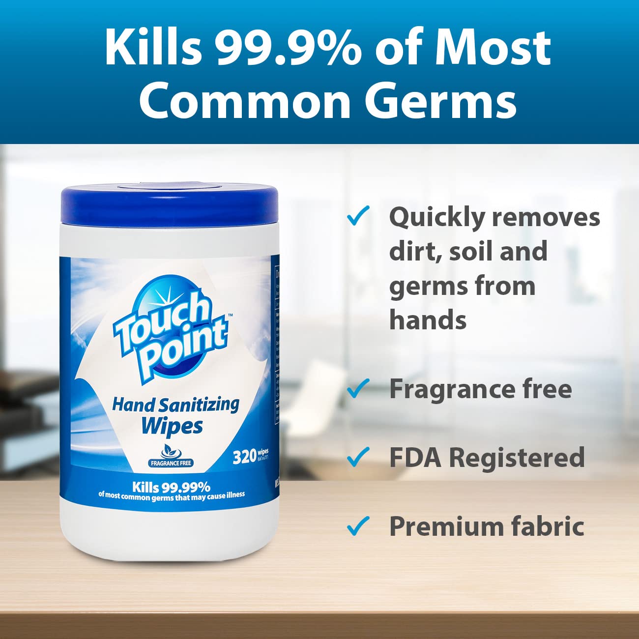 Amazon.com: Touch Point Hand Sanitizing Wipes - FDA Registered